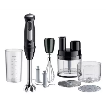 Braun MultiQuick 5 Pro MQ 55755 M 0.6 L Panardinis blenderis 1000 W Juodas