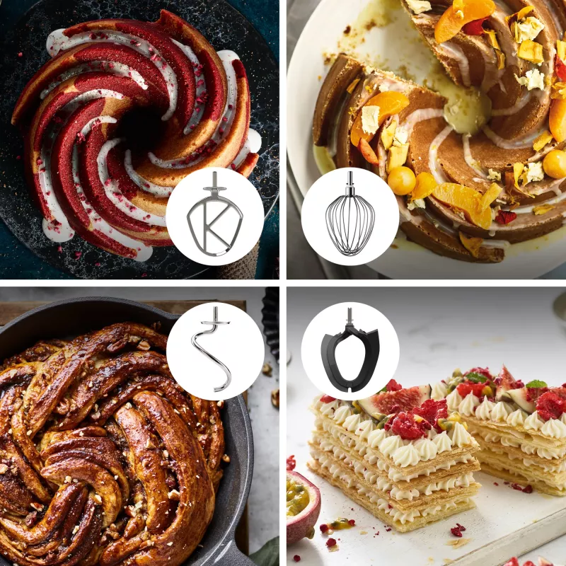 Kenwood Titanium Chef Baker XL virtuvės kombainas 1200 W 7 L nerūdijantis plienas