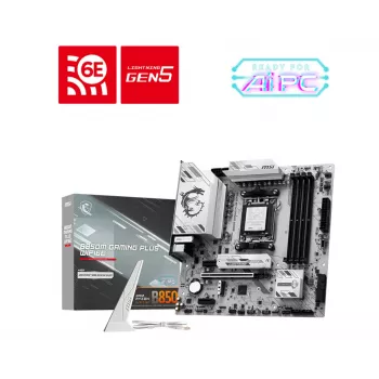 Motininė plokštė MSI B850M GAMING PLUS WIFI6E AMD B850 Socket AM5 micro ATX