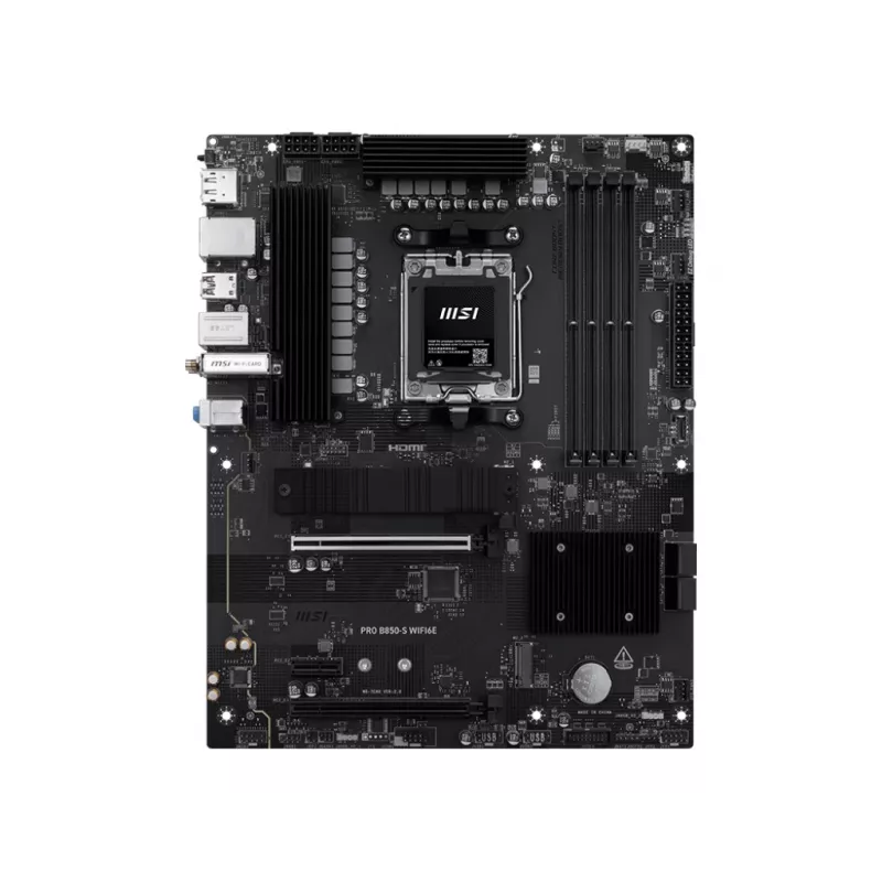 MSI PRO B850-S WIFI6E pagrindinė plokštė AMD B850 Socket AM5 ATX