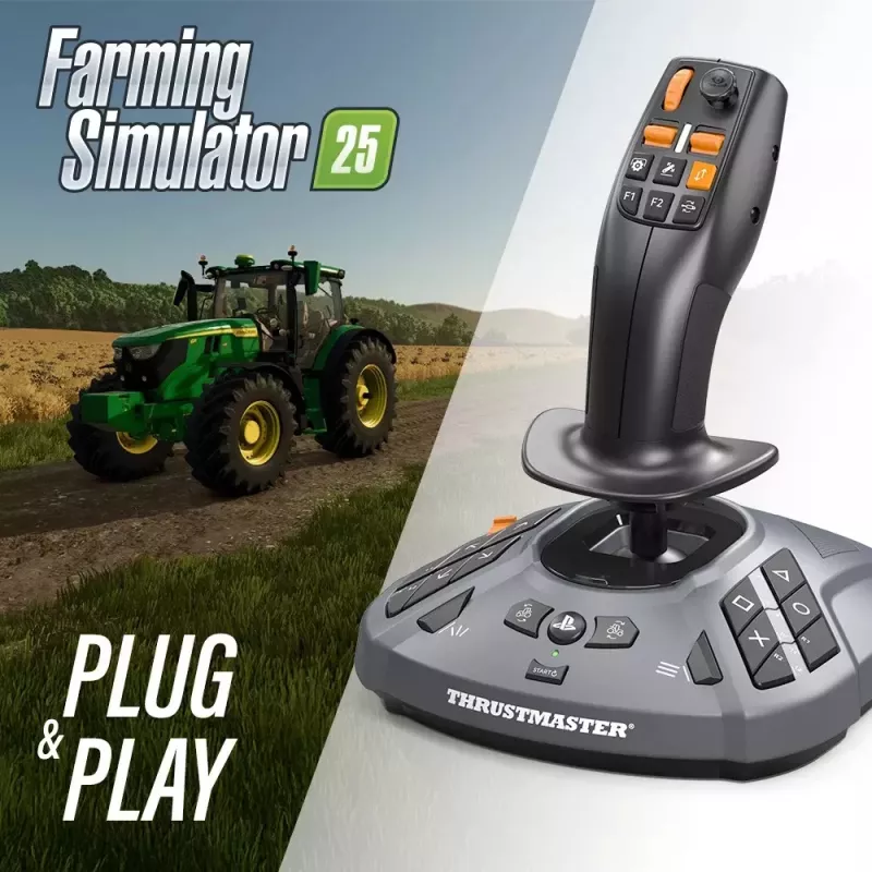 Thrustmaster SimTask FarmStick Juodas valdymo svirtis analoginė / skaitmeninė PC, PlayStation 5