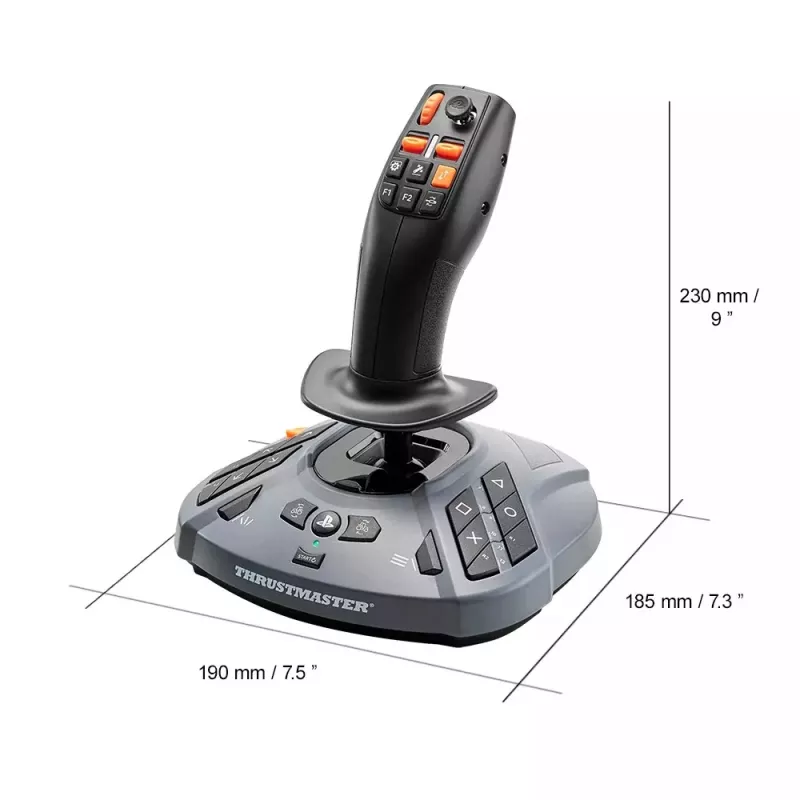 Thrustmaster SimTask FarmStick Juodas valdymo svirtis analoginė / skaitmeninė PC, PlayStation 5