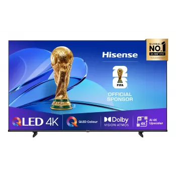 Hisense 43E7Q 109,2 cm (43 col.) 4K Ultra HD išmanusis QLED televizorius, juodas