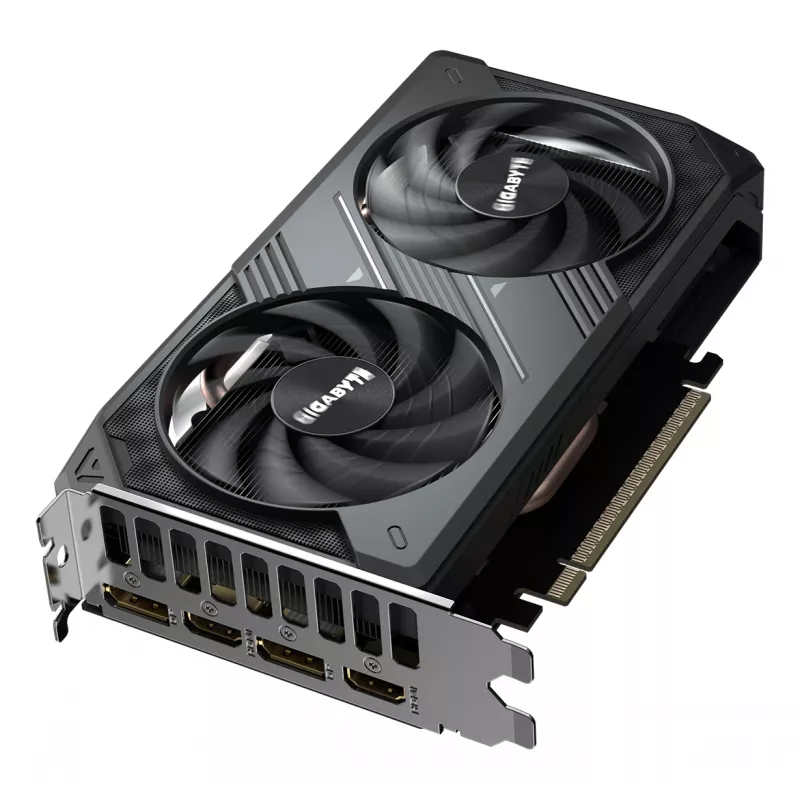 GIGABYTE GeForce RTX 5050 WINDFORCE OC 8G vaizdo plokštė – 8 GB GDDR6, 128 bit, PCI-E 5.0, 2587 MHz dažnis, 2x DP, 2x HDMI, NVIDIA DLSS 4, GV-N5050WF2OC-8GD