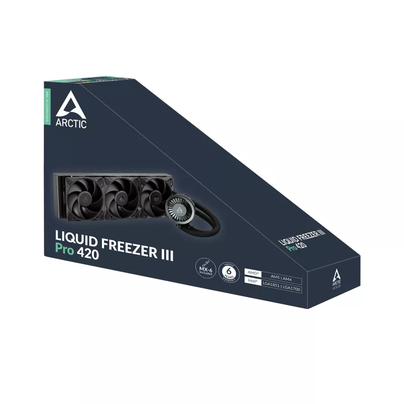 ARCTIC Liquid Freezer III Pro 420 – universalus vandens aušintuvas procesoriui