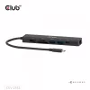 CLUB3D CSV-2553 USB Type-C 7-in-1 stotelė su HDMI, RJ45, SD ir 5000 Mbit/s