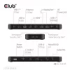 CLUB 3D 14-1 USB-C Quad Display USB4 doko stotelė su 2× USB 2.0 prievadais