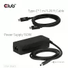 CLUB 3D 14-1 USB-C Quad Display USB4 doko stotelė su 2× USB 2.0 prievadais