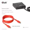 CLUB3D USB-C® abipusis vaizdo + duomenų + PD jungiklis, USB Type-C, 2x DisplayPort, 7680 x 4320 pikselių, juodas, 8K Ultra HD, 120 Hz