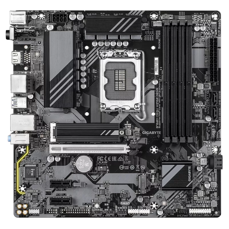 GIGABYTE B760M DS3H WIFI6E GEN5 pagrindinė plokštė