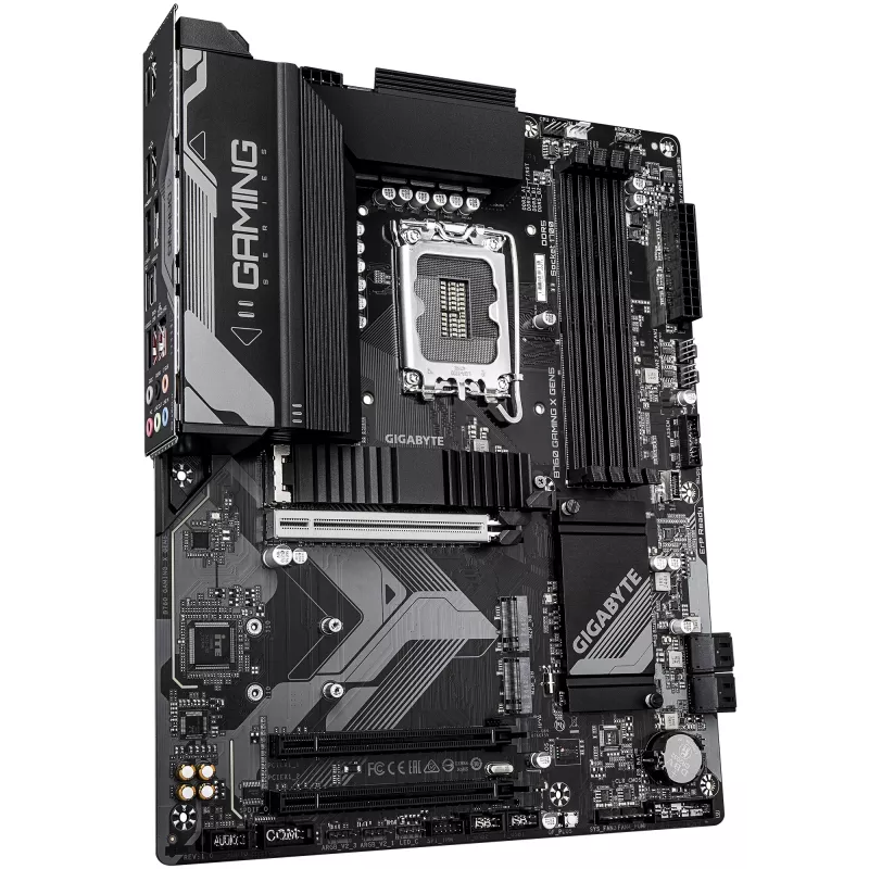 GIGABYTE B760 GAMING X GEN5 pagrindinė plokštė – palaiko 14-os kartos Intel Core procesorius, 8+1+1 fazių VRM, iki 5600 MHz DDR5, 3x PCIe 4.0 M.2, 2.5 GbE LAN, USB 3.2 Gen 2