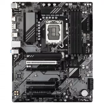 GIGABYTE B760 DS3H GEN5 pagrindinė plokštė – palaiko Intel Core 14-osios kartos procesorius, 8+2+1 fazių skaitmeninis VRM, iki 5600MHz DDR5, 2xPCIe 4.0 M.2, 1GbE LAN, USB 3.2 Gen 2x2