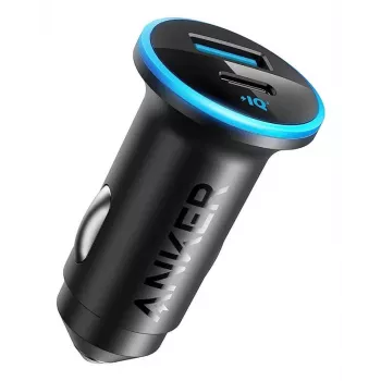 ANKE 325 automobilinis įkroviklis su USB-C PD ir USB-A, 53 W, PPS