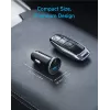 ANKE 325 automobilinis įkroviklis su USB-C PD ir USB-A, 53 W, PPS