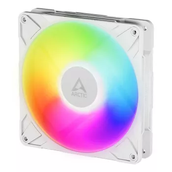 ARCTIC P14 Pro A-RGB (Balta) 140 mm A-RGB PWM ventiliatorius su kabelio dalikliu
