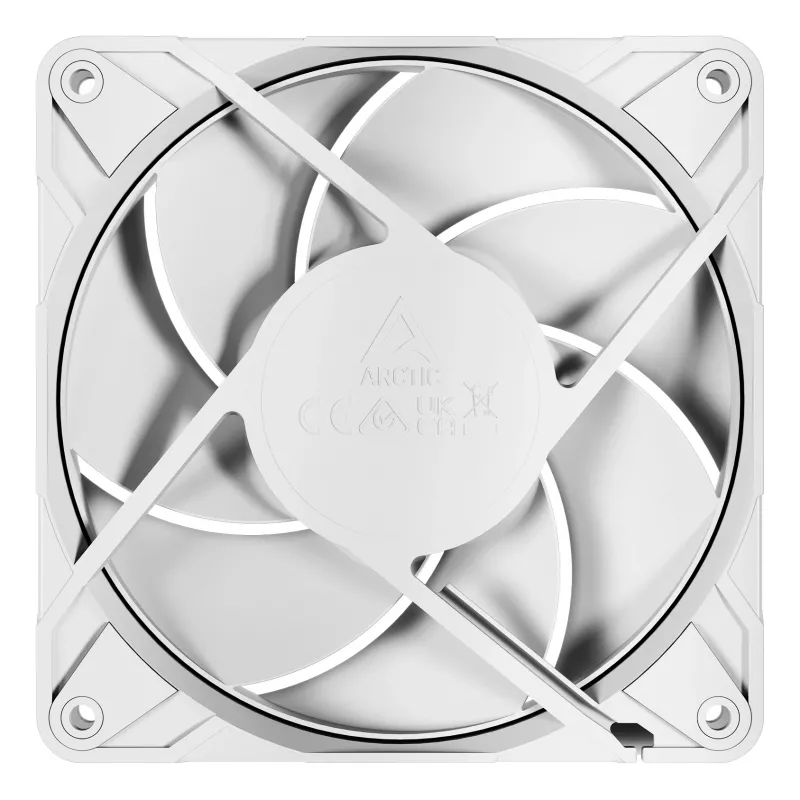 ARCTIC Freezer P12 Pro PST (balta) - 120 mm PWM ventiliatorius su kabelio dalikliu
