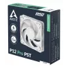 ARCTIC Freezer P12 Pro PST (balta) - 120 mm PWM ventiliatorius su kabelio dalikliu