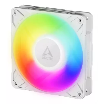 ARCTIC Freezer P12 Pro A-RGB (Balta) – 120 mm A-RGB PWM ventiliatorius su kabelio skirstytuvu