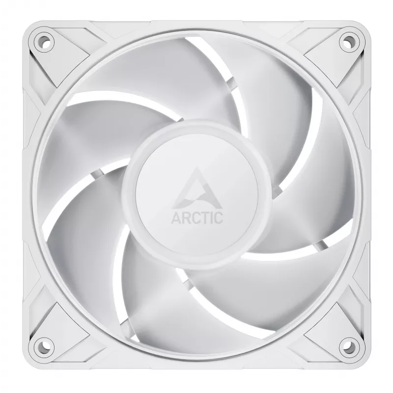 ARCTIC Freezer P12 Pro A-RGB (Balta) – 120 mm A-RGB PWM ventiliatorius su kabelio skirstytuvu