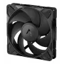 ARCTIC P14 Pro PST 140 mm PWM ventiliatorius su kabelio šakotuvu, 14 cm, 400 RPM, 2500 RPM, 186 m³/h, juodas