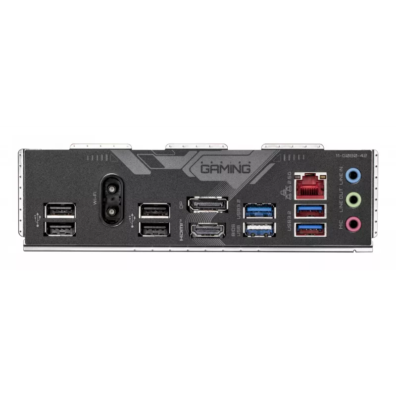 GIGABYTE B760M GAMING X WIFI6E GEN5 Micro ATX motininė plokštė, LGA1700, B760, DDR5 iki 5600MHz, 4 DIMM, 2x PCIe 4.0 M.2, Wi‑Fi 6E, 2.5GbE