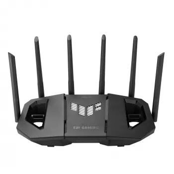 ASUS 90IG0A30-MO9C00 belaidis maršrutizatorius 2.5 Gigabit Ethernet Triju dažnių juostų (2.4 GHz / 5 GHz / 6 GHz) Juodas