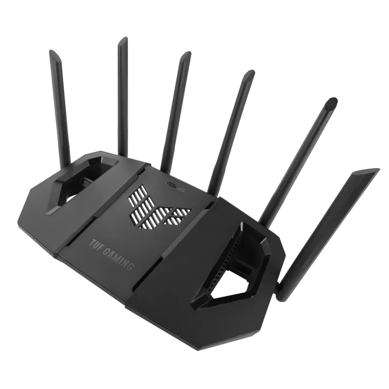 ASUS 90IG0A30-MO9C00 belaidis maršrutizatorius 2.5 Gigabit Ethernet Triju dažnių juostų (2.4 GHz / 5 GHz / 6 GHz) Juodas