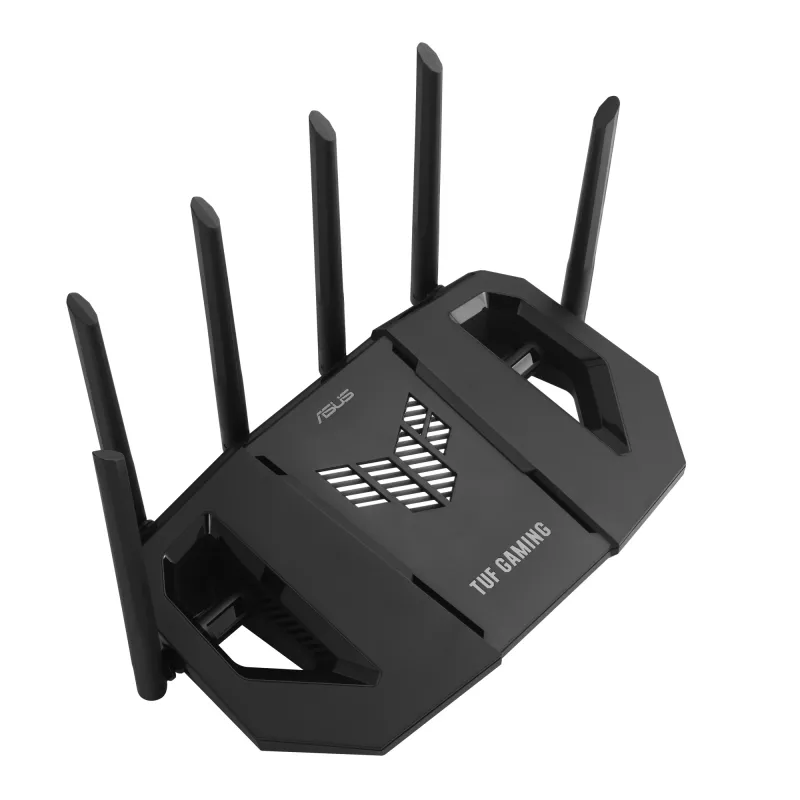ASUS 90IG0A30-MO9C00 belaidis maršrutizatorius 2.5 Gigabit Ethernet Triju dažnių juostų (2.4 GHz / 5 GHz / 6 GHz) Juodas