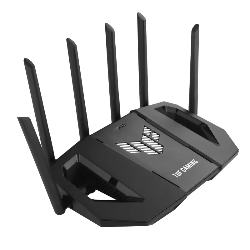 ASUS 90IG0A30-MO9C00 belaidis maršrutizatorius 2.5 Gigabit Ethernet Triju dažnių juostų (2.4 GHz / 5 GHz / 6 GHz) Juodas