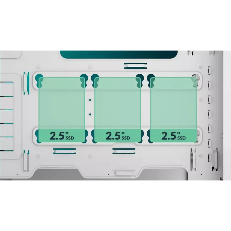 ARCTIC Xtender (Balta) Premium E-ATX kompiuterio korpusas