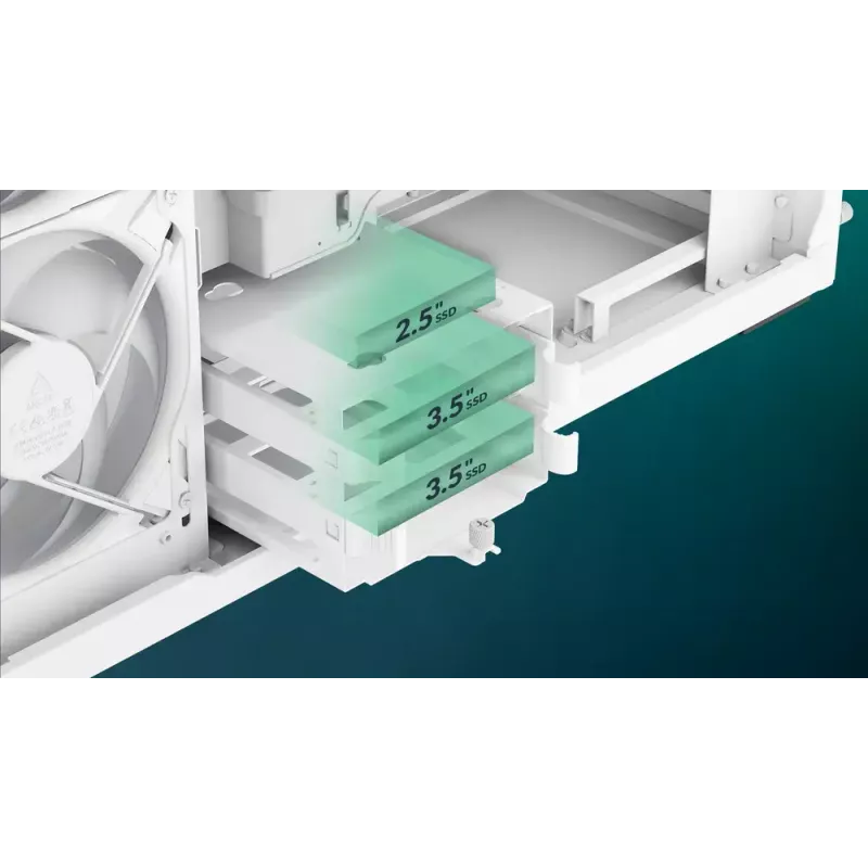 ARCTIC Xtender (Balta) Premium E-ATX kompiuterio korpusas