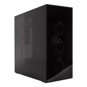 ARCTIC Xtender (Juoda) Premium E-ATX PC korpusas, Midi bokštas, Juoda, EATX, Metalas, Grūdintas stiklas, Žaidimams