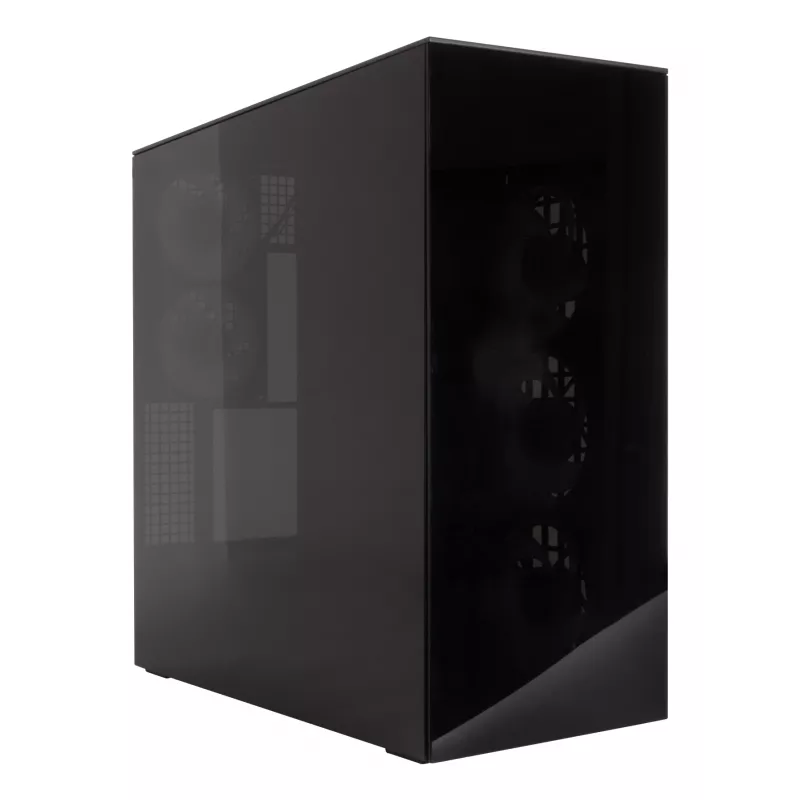 ARCTIC Xtender (Juoda) Premium E-ATX PC korpusas, Midi bokštas, Juoda, EATX, Metalas, Grūdintas stiklas, Žaidimams