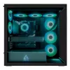 ARCTIC Xtender (Juoda) Premium E-ATX PC korpusas, Midi bokštas, Juoda, EATX, Metalas, Grūdintas stiklas, Žaidimams