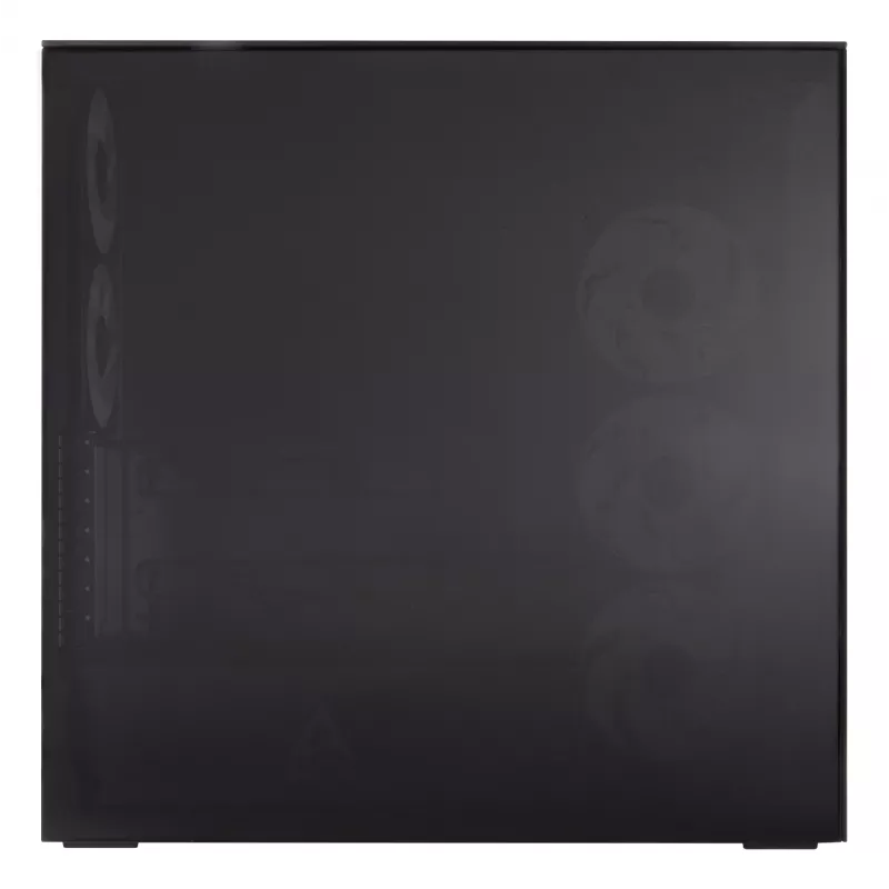 ARCTIC Xtender (Juoda) Premium E-ATX PC korpusas, Midi bokštas, Juoda, EATX, Metalas, Grūdintas stiklas, Žaidimams