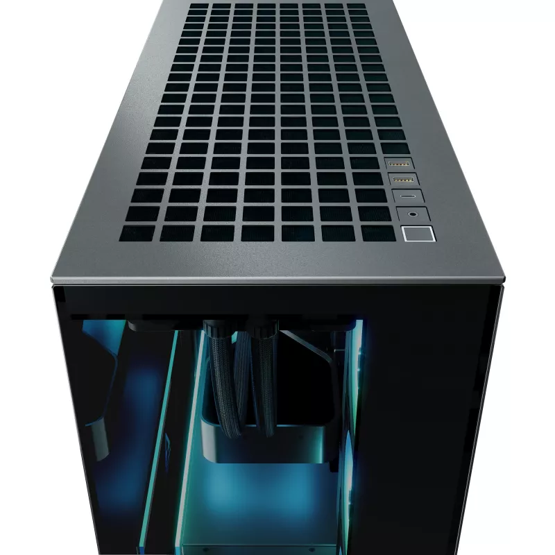 ARCTIC Xtender (Juoda) Premium E-ATX PC korpusas, Midi bokštas, Juoda, EATX, Metalas, Grūdintas stiklas, Žaidimams
