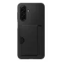 Samsung Card Slot Case dėklas Galaxy A17 4G | A17 5G, kortelių laikiklis, permatomas