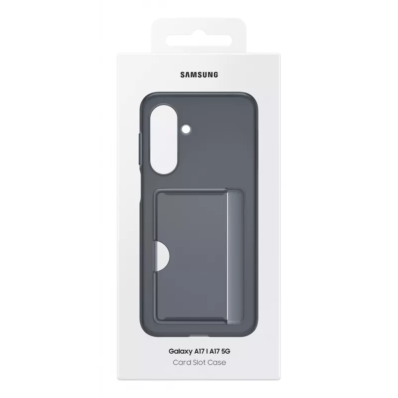 Samsung Card Slot Case dėklas Galaxy A17 4G | A17 5G, kortelių laikiklis, permatomas