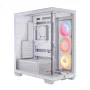 CORSAIR 3500X LX-R RGB iCUE LINK Midi Tower Baltas