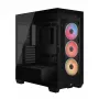 CORSAIR Midi Tower 3500X LX-R RGB iCUE LINK TG juoda