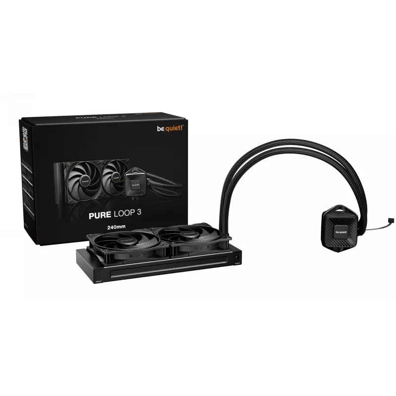be quiet PURE LOOP 3 procesoriaus vandens aušintuvas 12 cm juodas 1 vnt.