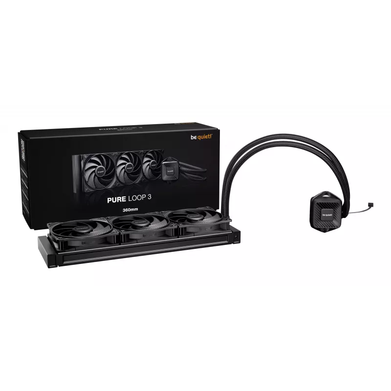 be quiet PURE LOOP 3 procesoriaus skystinis aušintuvas 12 cm juodas 1 vnt.