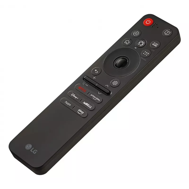 Pultelis LG MR25GA – belaidis IR nuotolinio valdymo pultas su balso atpažinimu, pelės režimu, 174×41×14 mm, 77 g