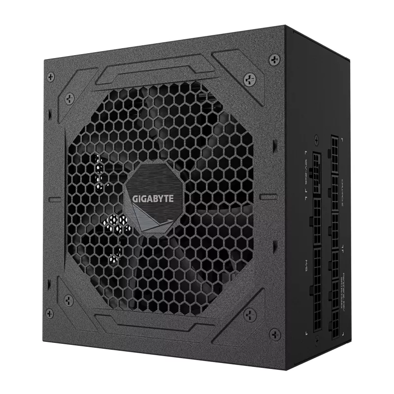 GIGABYTE UD750GM PG5 V2 Maitinimo blokas – PCIe Gen 5.1, 80 PLUS Gold, visiškai modulinis, 120 mm ventiliatorius, ATX 3.1, EU kištukas