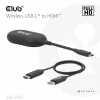 CLUB3D belaidis USB-C į HDMI siųstuvas-imtuvas, 1920 x 1080 pikselių, juodas