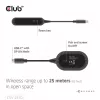 CLUB3D belaidis USB-C į HDMI siųstuvas-imtuvas, 1920 x 1080 pikselių, juodas