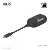 CLUB3D belaidis USB-C į HDMI siųstuvas-imtuvas, 1920 x 1080 pikselių, juodas