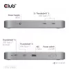 CLUB3D CSV-2563 5-1 Thunderbolt™ 5 Hub triguba vaizdo išvestis 5K60Hz Thunderbolt™ Share sertifikuotas 180W