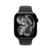 APPLE Watch Series 11 GPS 46mm dėklas iš Jet Black aliuminio su juodu sportiniu dirželiu S/M