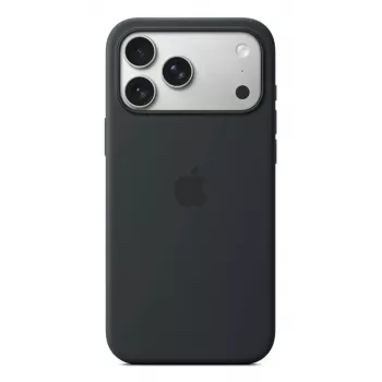 APPLE Silicone Case su MagSafe, iPhone 17 Pro Max, juoda